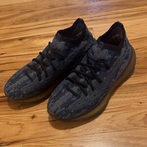 Yeezy adidas boost 380 Black and Blue Men's Sneakers